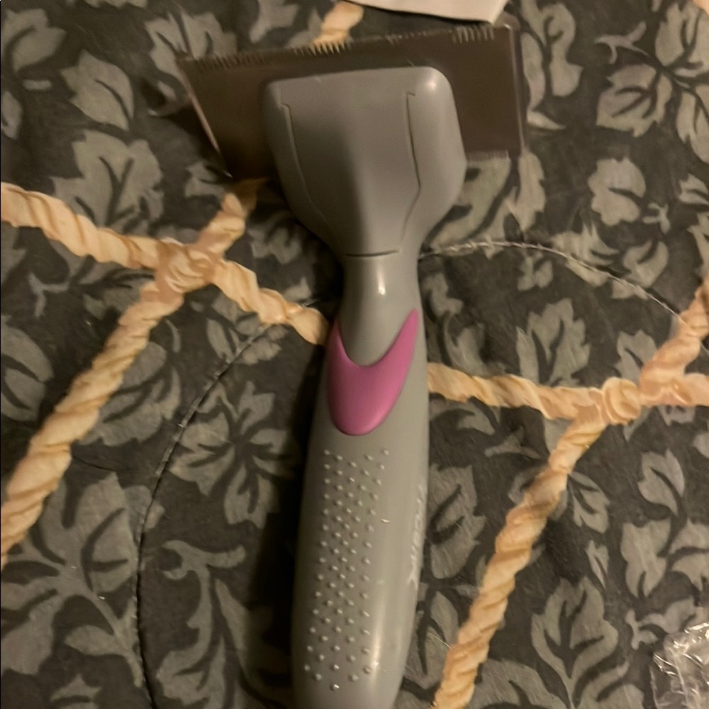 PCS Pet Grooming Brush Pink and Gray